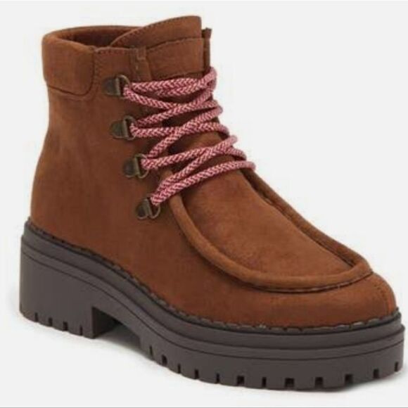 New Indigo Rd. Windsor 2 Brown WALLABEES hiking Boots high top sneaker suede 8.5 - Picture 1 of 6